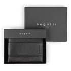 Bugatti Opposites Attract Slim Wallet -  Leather - Black (MWL2255BU-BLACK)-Black leather