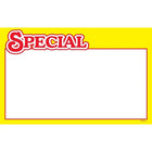 Special Show Card, Yellow Boarder, 7" H x 11" W, 100 Pack-Card stock