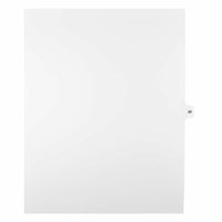 Mark Maker Legal Exhibit Index Tab White Single Tabs, 1/15th Cut, Letter Size, No Holes, Number 38, 25 Pack-White Single Tabs, 1/15th Cut