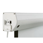 Grandview Cyber Series 92" 16:9 Motorized Projector Screen (CB-MIR92)-18" Black Drop between the bottom of the canister and the top of the Viewing Area