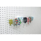 Azar Displays Lexan Plastic Bracelet Bar For Pegboard/Slat Wall, 4 Pack-Dimensions: 15 7/8"W x 3-1/4"D 3/4"H x 1-1/4"D bar 1/4"D Pegboard holes