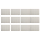 Maxwell & Williams Squares Placemat - Wht - Pack of 12-Dinnerware