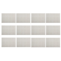 Maxwell & Williams Squares Placemat - Wht - Pack of 12-Dinnerware