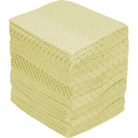 Fine Fibre Sorbent Pads, Industrial Grade, Hazmat, SEI971, Medium-Weight, 100 Pack-Weight: Medium