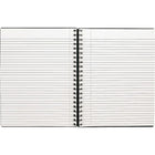 Cambridge® – Bloc-notes City en vinyle, 11 po x 7-7/8 po, noir, 200 pages-Papier blanc, 15 lb