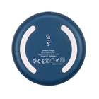 General Supply Goods + Co Vegan Leather Qi 10W Wireless Charger - Navy-Anti Slip Mat