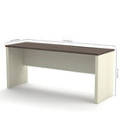BESTAR Prestige + Credenza, White Chocolate/Antigua (99612-1152)-With its wide range of products, it is ideal for every type of office.