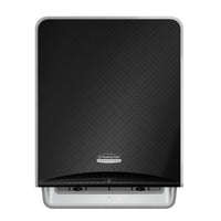 Kimberly-Clark Professional ICON Automatic Hard Roll Towel Dispenser - 16.53" x 12.41" x 10.19" - with Black Mosaic Design Faceplate-Includes 1 Kimberly-Clark Professional ICON Automatic Hard Roll Towel Dispenser