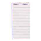 Blueline Reporter Notebook - 4" x 8"-Flexible cover, Blue