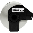 Brother DK-2246 Continuous Paper Tape - 4.07" x 100' - Black on White-4.07 " x 100' black on white continuous length paper tape
