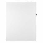 Mark Maker Legal Exhibit Index Tab White Single Tabs, 1/15th Cut, Letter Size, No Holes, Number 80, 25 Pack-White Single Tabs, 1/15th Cut