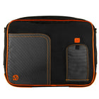 Vangoddy 15.6" Laptop Messenger Bag - Orange-Lightly nylon laptop bag designed to protect your tech from bumps and scratches.