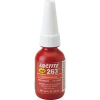 Threadlocker 263 High Strength/rapid Cure, Ad289, 10ml, 4 Pack-Container Size - 21 g.