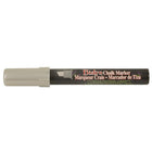 JAM Paper Marvy Uchida Liquid Chalk Marker Erasable Dustless - Chisel Tip - Silver Metallic-Silver Metallic Chalk Marker