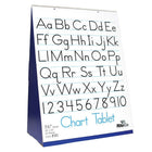 Flipside Spiral-Bound Flip Chart Stand, 24"W x 33"H x 14"D, with 1.5" Ruled Tablet-Lightweight stable surface and spiral-bound chart tablet set