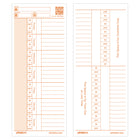 uPunch Time Cards - 100 pack ( CRTC1050)-Compatible with: CR1000