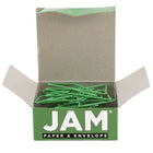 JAM Paper Butterfly Paper Clips, Green Paperclips, 4 packs of 15 (332BYgrg)-Quantity: 15 Clips per Box