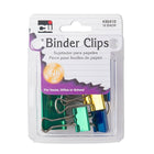 Charles Leonard Binder Clips, Assorted Colours (CHL30410)-Assorted sizes