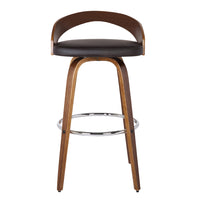 Armen Living Sonia 30" Bar-Height Bar Stool - Brown-Bar Stool for Kitchen