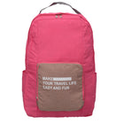 Nicci Foldable Backpack - Rose Red-Rose Red - Polyester