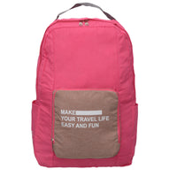 Nicci Foldable Backpack - Rose Red-Rose Red - Polyester