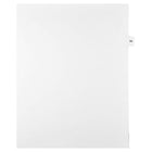 Mark Maker Legal Exhibit Index Tab White Single Tabs, 1/15th Cut, Letter Size, No Holes, Number 94, 25 Pack-White Single Tabs, 1/15th Cut
