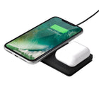 Powerology Qi 10W/7.5W Foldable Wireless Charger - Black-Dual charging coils