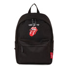 The Rolling Stones Core Collection Backpack with Signature Logo - Black-Black, nylon