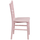 Flash Furniture Kids Pink Resin Chiavari Chair - 10 Pack-Stack Quantity: 10