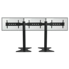 TygerClaw TV Stand for 30" - 60" TV, 130.6" x 37.4" x 64.8", Black-3 TV Video Stand