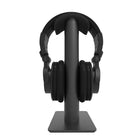 Kanto H2 Premium Universal Desktop Headphone Stand - Black-Its silicone cradle is large enough to fit headbands up to 3.5" wide, and is contoured to prevent impressions being left on softer materials.