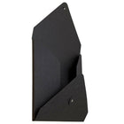 JAM Paper Kraft Chipboard Portfolio, Button and String Tie Closure, Medium, 9.5 x 12 x 0.25, Black Kraft, 2 Pack (2011 202g)-Portfolio closure: Button and string