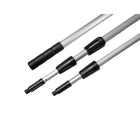 Vileda 3-Piece Telescopic Pole - Aluminum - 15'-Extruded aluminum tubes (extension pole)