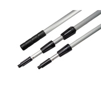 Vileda 3-Piece Telescopic Pole - Aluminum - 15'-Extruded aluminum tubes (extension pole)