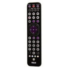 RCA 6-Device Rechargeable Ultra-Thin Streaming Universal Remote Control - Black-Fully backlit keypad for easy-to-see use in the dark