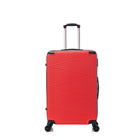 TOSCANO INTRECCIARE 20" Hardside Carry On Luggage - Vermred-Designed in Italy