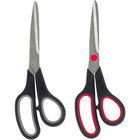 Merangue 8" Comfort Grip Scissors - Assorted - 12 Pack-8" pointed tip scissors for precise and smooth cutting