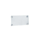 Azar Displays 11" x 8.5" Window Mounting Sign Holder with Suction Cups, 2 Pack (106615)-Sign holder