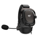 Havit H2002D Metal Gun 3.5mm High magnetic Gaming headset with detachable microphone for PC, PS4 and Xbox-Metal Gary and Black color, over ear design