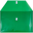 JAM Paper Plastic Envelopes with VELCRO Brand Closure, Legal Booklet, 9.75 x 14.5, Green Poly, 12 Pack (235827783)-Size: 9 3/4" x 11 1/2" (legal)