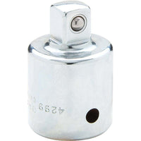 Gray Tools Chrome Adapter, 1/2" Female X 3/4" Male-Female (inches): 1/2"