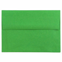 JAM Paper A6 Invitation Envelopes, 4.75 x 6.5, Brite Hue Green Recycled, 250 Pack (67195H)-Green recycled envelope