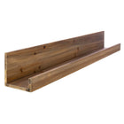 kieragrace Muskoka Pugh Shelf - Walnut, Ledge, 36" x 5" x 5"-Warm walnut shelf with deep ledge, 36” by 5” by 5”