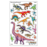 Trend Enterprises Large Supershapes Sticker, Discovering Dinosaurs, 912 Pack-Design: Discovering Dinosaurs