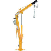 Vestil Winch Operated Truck Jib Crane, 1000 Lbs. (0.5 Tons), Steel Chain, 44" (WTJ-4)-Capacity: 1000 lbs. (0.5 tons)