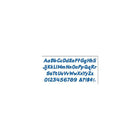 Trend Enterprises 4" Uppercase/Lowercase Italic Combo Ready Letter, Blue, 579 Pack-Blue