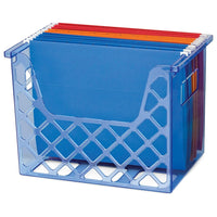 Officemate Desk Top File Organizer (OIC23221)-Has removable step-up inserts for easier view of files.