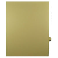 Mark Maker Legal Exhibit Index Tab Buff Single Tabs, 1/25th Cut, Letter Size, No Holes, Number 168, 25 Pack-Buff Single Tabs, 1/25th Cut