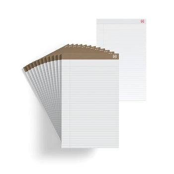 TRU RED Wide Ruled Notepad - 8.5