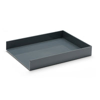 Poppin Single Letter Tray - Dark Grey-Single Letter Tray suits any organizational style